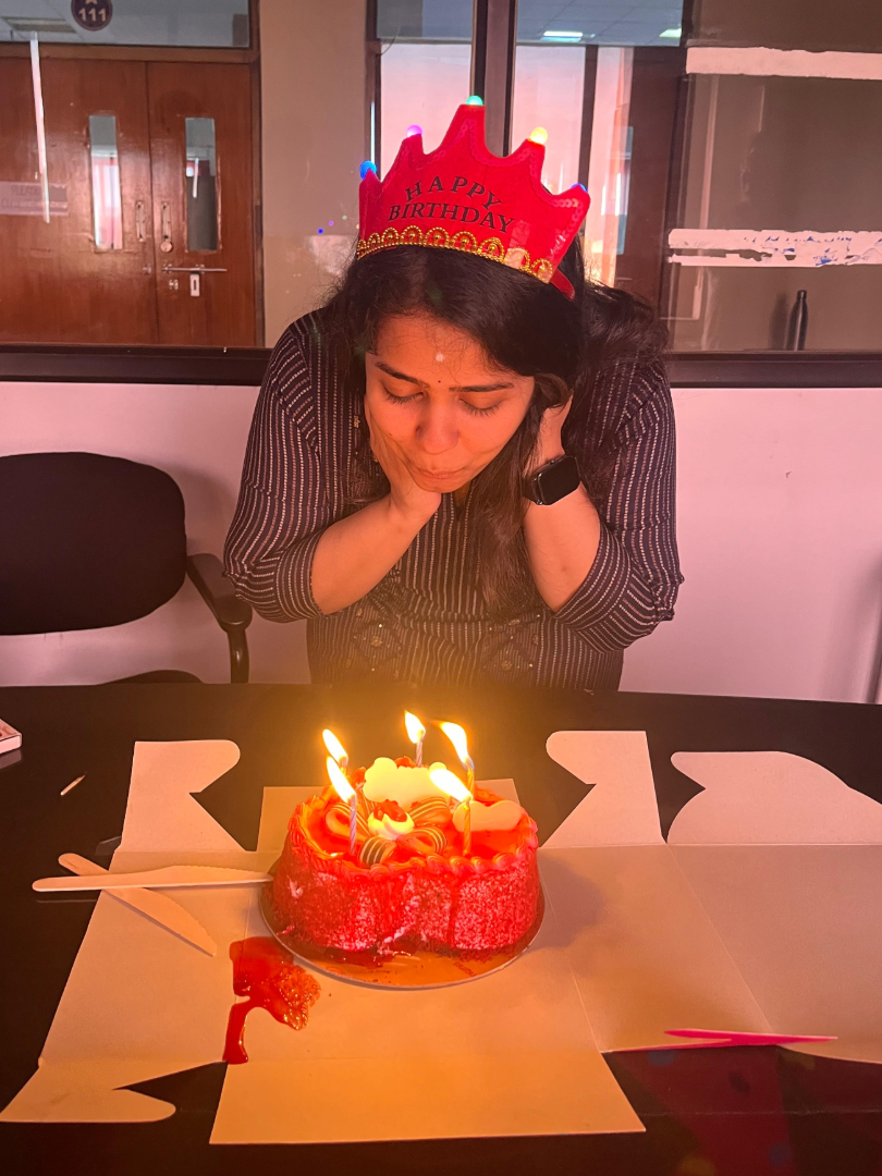 Birthday cake celebration